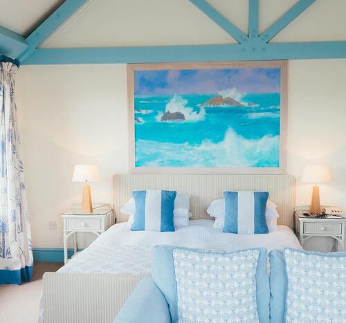 Image de la chambre d'Hôtel de la mer deux lits